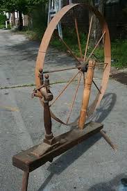 A spinning wheel is a device used with the crafting skill to spin fibers into strings. Antique Primitive Late 1700 S Spindle Spinning Wheel Used During Benjamin Franklin S Life Spinning Wheel Primitive Furniture Spinning Yarn