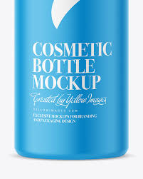 Matte Plastic Bottle Mockup In Bottle Mockups On Yellow Images Object Mockups