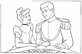 Is ariel mermaid coloring page. Cinderella And Prince Coloring Pages Free Image Download