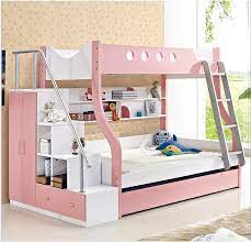 Korean Style Bunk Bed Mother Son Bed Double Type Trailer Bed High Tank Storage Bed Solid Wood Funiture Set Cheap Bunk Beds Bunk Beds Bunk Bed Designs