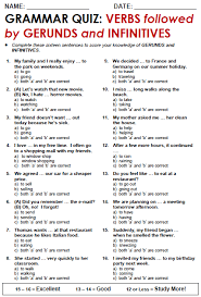 These english grammar exercises worksheets were designed as pdf format so that you can print and photocopy easily for your students or classes. Pin On Gerunds Vs Infinitives