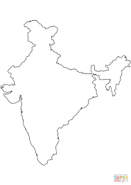 The advantage of transparent image is that it can be used efficiently. India Map Outline Png Png Image