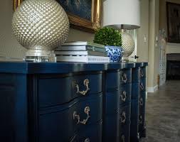 I applied both with a regular paint brush. Pin By Emilie Dontigny Morin On Current Work Black Chalk Paint Furniture Painted Furniture Designs Blue Furniture