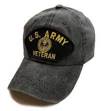 U S Army Veteran W Crest Special Edition Vintage Hat Veteran Hats Hats Vintage Army Veteran