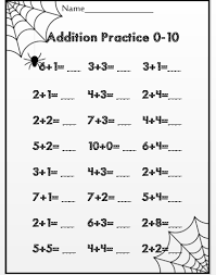 Halloween Addition To 10 Common Core Aligned For First Grade Math For 1st Graders Halloween Math Halloween Math Worksheets