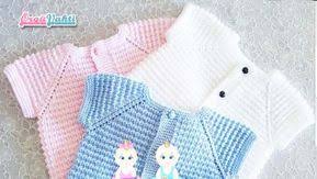 Fare Disi Ornekli Bebek Yelek Modeli Yapilisi Turkce Videolu Orguvakti Baby Knitting Patterns Bebek Yelek Bebek
