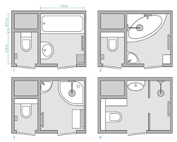 Compact Bathroom Design Layout Novocom Top