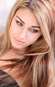 The combination of blonde hair, pale skin, and brown eyes is sometimes natural, and sometimes achieved with hair coloring, but always a striking and beautiful look. Blonde Hair And Dark Eyebrows