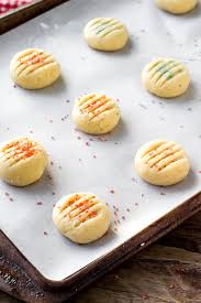 Using either your fingers or two forks, mix in the butter, until a soft dough is formed. Whipped Shortbread Cookies Just So Tasty