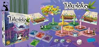 In takenoko , the players will cultivate land plots, irrigate them, and grow one of the three species of bamboo (green, yellow, and pink) with the help of the imperial gardener to maintain this bamboo. Takenoko Review Ultimate Board Game Guide 2021
