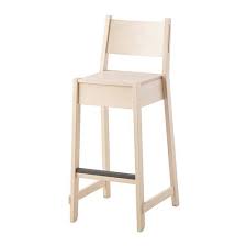 Norraker Bar Stool With Backrest Birch 29 1 8 Ikea Bar Stools Ikea Dining Chair Ikea