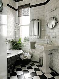 39 Elegant Black White Bathroom Design Ideas Black Tile Bathrooms Black And White Bathroom Floor White Subway Tile Bathroom