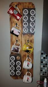 We have put up a creative diy mug storage selection meant to make things easier when it comes down to. Hanging Coffee Mug And K Cup Storage Hometalk