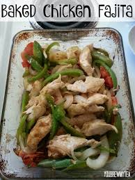 Baked Chicken Fajita Recipe Recipe Chicken Fajita Recipe Low Salt Recipes Recipes