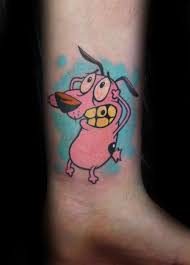 Check spelling or type a new query. 40 Courage The Cowardly Dog Tattoo Designs For Men Cartoon Ideas