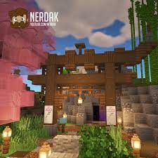 Japanese Torii Gate Minecraft Tutorial Minecraft Designs Cute Minecraft Houses Minecraft Crafts