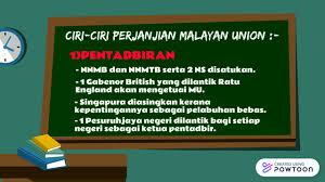 Saat diajak makanpun ia akan. Malayan Union Youtube