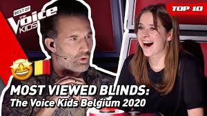 Top 10 Most Viewed Blind Auditions Of 2020 Belgium The Voice Kids The Voice Audition Kids