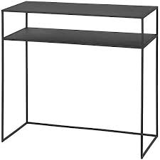 Caleido Konsolentisch Sideboard Mali Mit Zusatzlicher Ablage Metall Dunkelbraun Amazon De Kuche Haushalt Sideboard Moderne Gartenmobel Konsolen Tisch