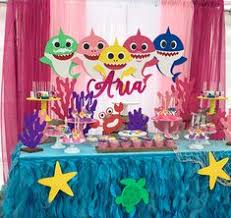 68 Baby Shark Theme Ideas Baby Shark Shark Birthday Party Shark Themed Birthday Party