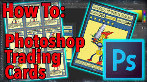 Save the finished version as a png and upload all finished. How To Make Trading Cards In Photoshop Adobe Youtube