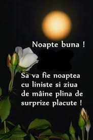 Noapte Buna Good Night Night Improve Yourself