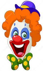 Palyaco Yuzu Stok Illustrasyon Clip Art Cizim Egitimleri Clowns