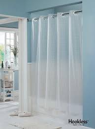 Hookless Shower Curtain Textured Box Partially Transparent White Fabric 774 Hbh40txb01x Hookless Shower Curtain Shower Curtain Curtains