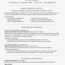 Market Research Analyst Cover Letter And Resume Examples