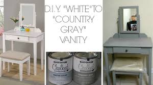 Rustoleum chalk paint winter grey. D I Y White To Country Gray Using Rustoleum Chalk Paint Youtube