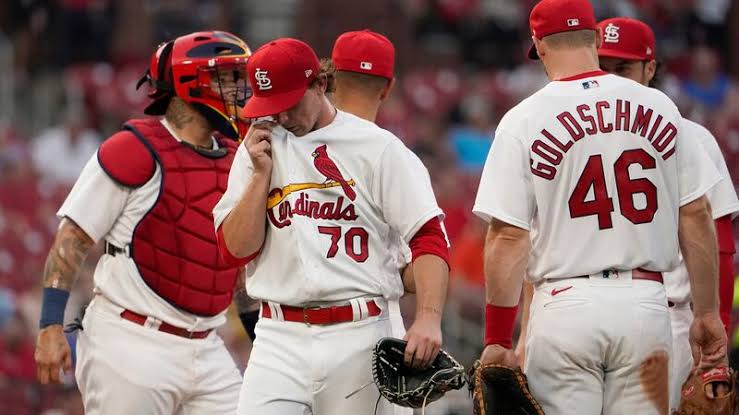 Cards pitcher Packy Naughton heads to IL with forearm strain