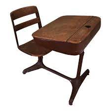 Pin By Sherell De Lange On Home Is Where My Is Classroom Furniture Old School Desks Table Furniture