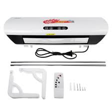 The now cooler air is distributed throughout the room by a fan. 220v 2000w Wall Mounted Electric Heater Air Conditioning Clothes Dryer Remote With Airer Alexnld Com