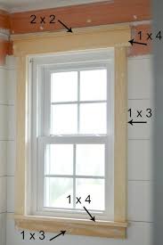 Choose From Several Garage Door Trim Styles Our Economy Kit Offers A 4 Broad Casing On Th Interior Window Trim Farmhouse Window Trim Farmhouse Trim