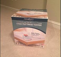 Novaform Comfortluxe Gel Memory Foam Mattress Topper Find Out More About The Great Pro Memory Foam Mattress Topper Gel Memory Foam Mattress Gel Memory Foam