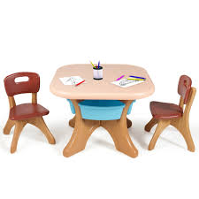46% off childrens plastic table and chair set educational learning game table early education block assembly toy stationery supplies 0 review cod. Pratcgoods Modern Style Plastic Childrens Table Set Of 2 Toddler Chair Kids Furniture Set For Toddlers And Kids 20x20x17 31inch 12x11x18inch Light Blue Pink Light Blue Table Chair Sets Kolenik Kids Home Store