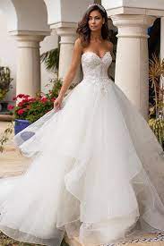 Romantic Tulle Sweetheart Neckline A Line Wedding Dresses With Beaded Lace Appliques Wedding Dresses Beaded Wedding Dresses Lace Ball Gowns Wedding