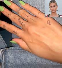 Style challenge with hailey rhode bieber | guest maeve reilly. Hailey Baldwin Shows Off New Tiny Tattoos Ahead Of September Wedding Celebration To Justin Bieber People Com