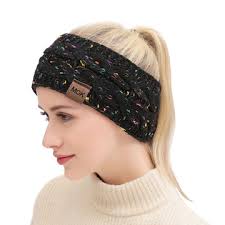 Colorful wool knitted headbands perfect gift for mothers, daughters an