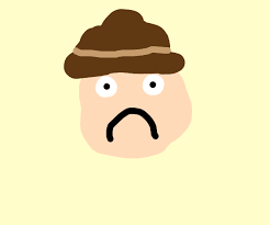 Rip Top Games Sad Cowboy Emoji Drawception Line editable linear thin icons. rip top games sad cowboy emoji
