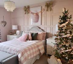 Pretty Pink Girls Christmas Room Project Nursery Christmas Room Decor Pink Christmas Bedroom Christmas Room