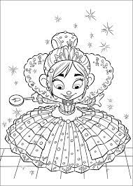 Dessin De Les Mondes De Ralph Gratuit A Imprimer Et Colorier Vanellope Von Schweetz Coloriage Les Mondes De Ralph Coloriages Pour Enfants