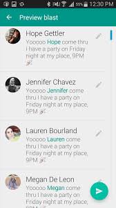 Here are android apps for the job. How To Personalize Mass Text Messages On Android Android Gadget Hacks