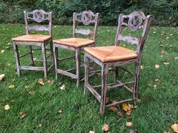 See more ideas about painted stools, painted chairs, painted furniture. Distressed Paris Grey Bar Stools Hometalk