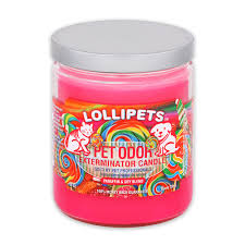 Pet odor exterminator candle, orange lemon splash,13 oz. Pet Odor Exterminator Candle Lollipets 13 Oz Whiting S Pet Supplies