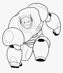 Printable coloring and activity pages are one way to keep the kids happy (or at least occupie. Big Hero 6 Bay Max Coloring Pages Baymax And Hiro Coloring Pages Hd Png Download Transparent Png Image Pngitem