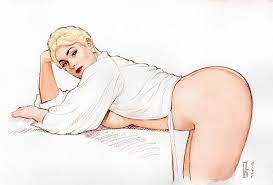 Stefania Ferrario, in John Potten's Commissions Comic Art Gallery Room