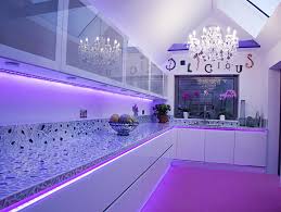 led kitchen lighting illuminated