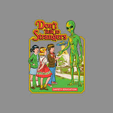 Don T Talk To Strangers Talk To Strangers Retro Illustration Stranger