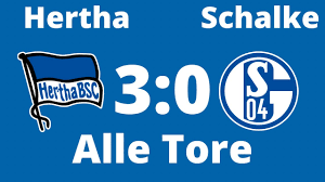 Mönchengladbach bayer 04 leverkusen tsg hoffenheim vfl wolfsburg sc freiburg eintracht frankfurt hertha bsc 1.fc union berlin fc schalke 04 fsv mainz 05 1. Hertha Bsc Fc Schalke 04 3 0 Bundesliga Samstag Alle Tore Reaktion Youtube